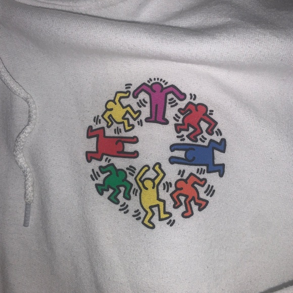 Keith Haring circle hoodie - Picture 2 of 5
